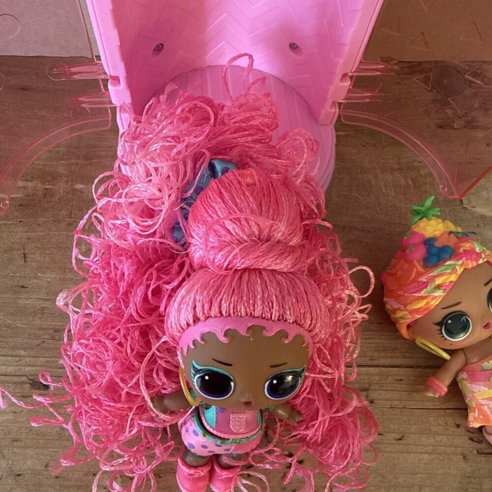 2 Lot LOL Surprise Dolls SUPA FLY Super Remix Hair Flip / Candy Chica / Capsule - Picture 5 of 12